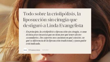 todo sobre la criolipólisis elle