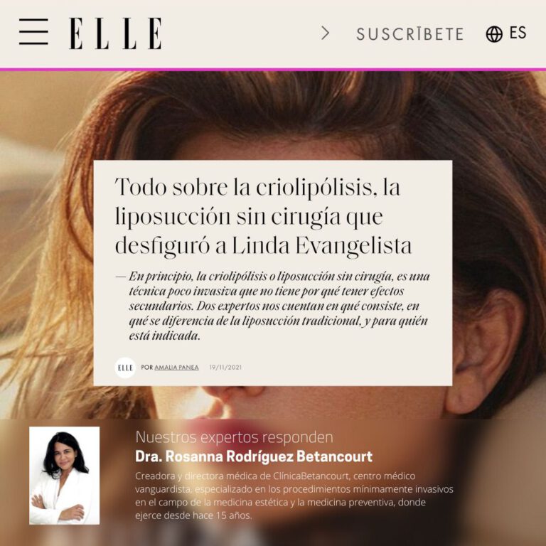 todo sobre la criolipólisis elle